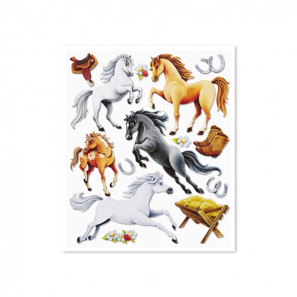 XXL 3D-Sticker Pferd II
