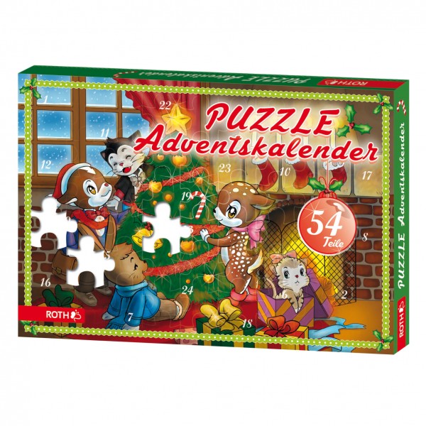 Puzzle-Adventskalender für Minis