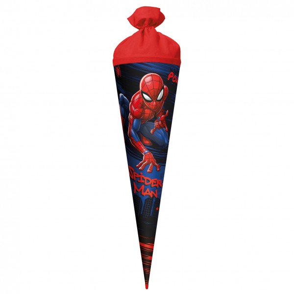 Schultüte Marvel Spiderman 70 cm Filzverschluss rot