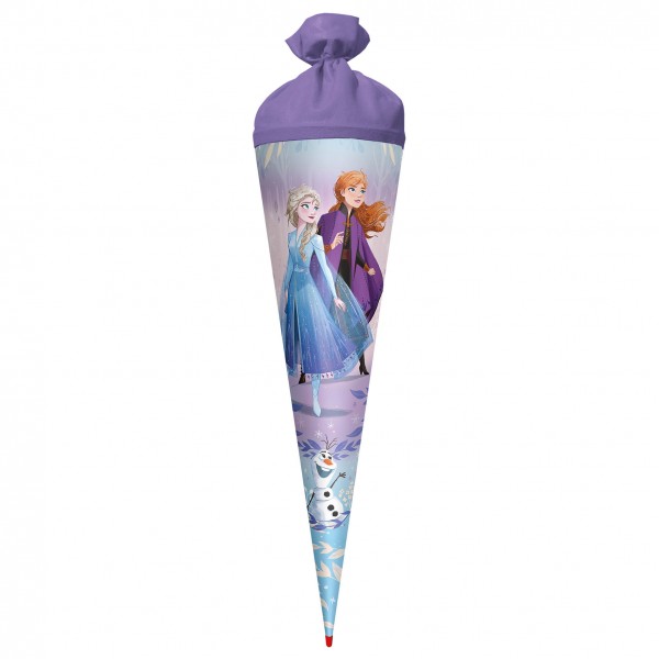 Schultüte Disney Frozen 70 cm Filzverschluss lila