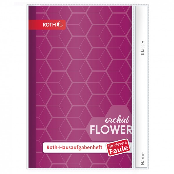 Hausaufgabenheft - Unicolor für clevere Faule, A5, Honeycombs Berry