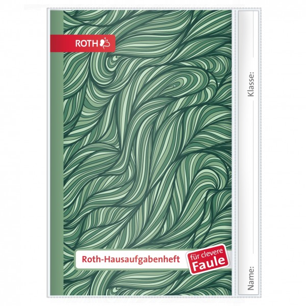 Hausaufgabenheft - Unicolor für clevere Faule, A5, Waterflow Green