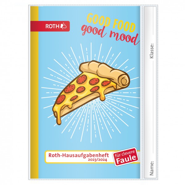 Hausaufgabenheft Superteens für clevere Faule Pizza Slice