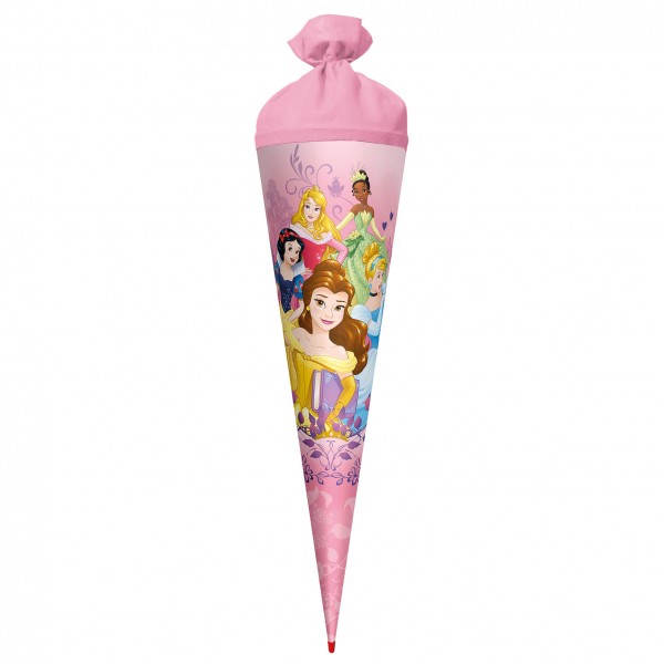 Schultüte Disney Princess 70 cm Filzverschluss pink